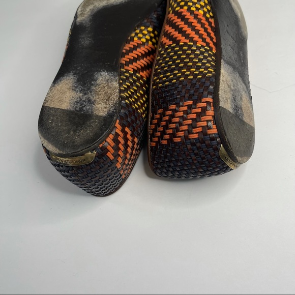 Burberry Multicolor Woven Leather Ballet Flat Size 40.5 - Picture 14 of 15